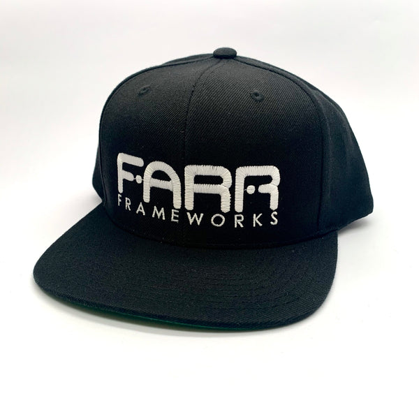 FARR Embroidered Snap Back Hat - Black