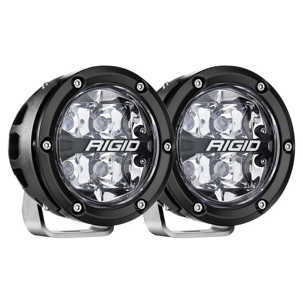 RIGID 360-Series 4" Offroad Spot Beam w/RGBW Backlight Pods - Set of 2